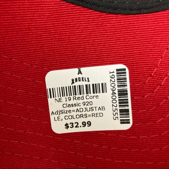 Los Angeles Angels hat / cap baseball red NWT - Picture 10 of 11